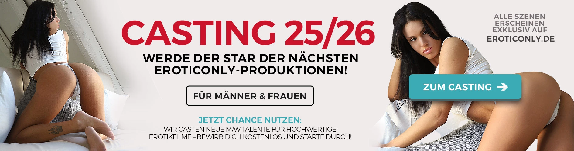 Bewerbung als Erotikdarsteller/in