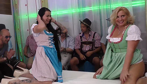 Oktoberfest groupsex orgy with Candy Love and Milf Kitty: Ansehen auf EroticOnly.DE