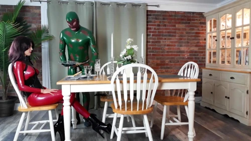 Ver Tortugas Ninja látex – Azotes cocina castigo culo en EroticOnly